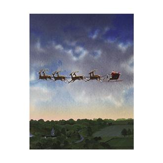 クリスマスカード　ＯＦＳ９１６７０　前夜飛行