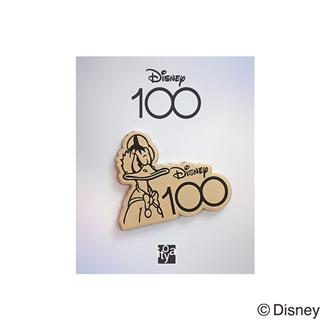 Ｄｉｓｎｅｙ１００　ピンバッジ　ドナルドダック　Ａ