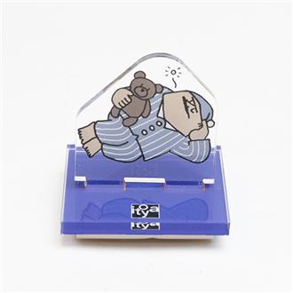 アクリルスタンドスタンプ　おやすみ