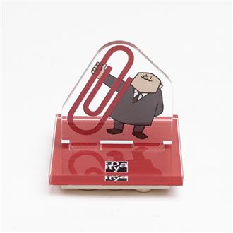 アクリルスタンドスタンプ　レッドクリップ