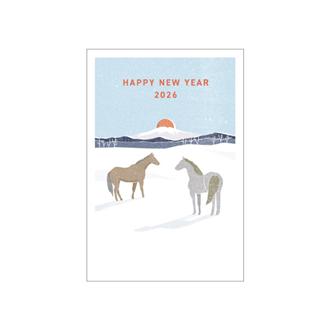 お年玉付年賀状 カラー印刷5枚入PK-2618