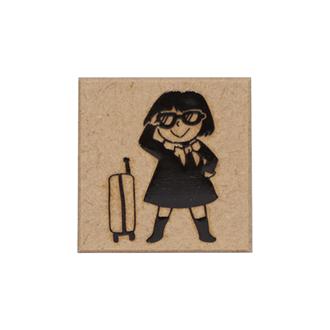 年賀スタンプ　バカンス