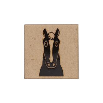 年賀スタンプ　うま　正面