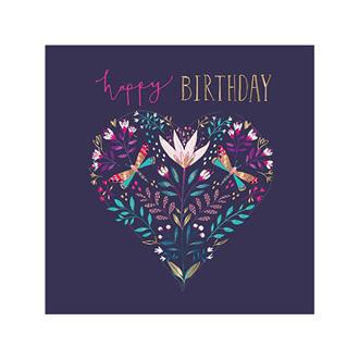 バースデイカード　ＣＩＳＥ１０３３　とんぼハート