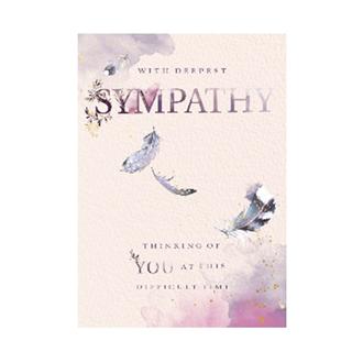 お悔やみカード　ＦＳ１４０Ｗ　羽根