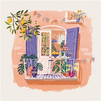 ブランクカード II1274 スケッチブック（バルコニー） | 伊東屋