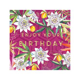 バースデイカード　ＩＪ０１１３　イパネマ（時計草）