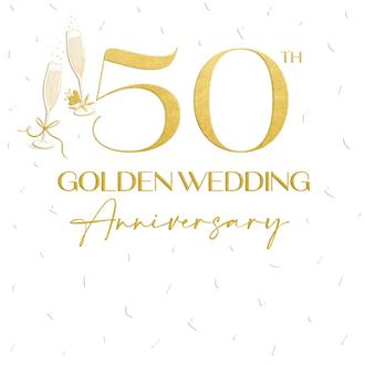 アニヴァーサリーカード　ＪＡ３７０　結婚５０周年