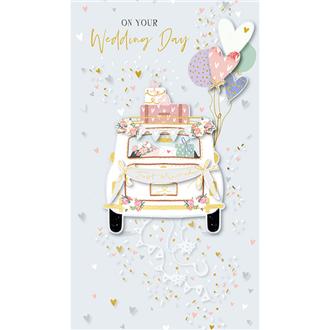 ウェディングカード　ＴＰ０１２９ＭＷ　ブライダルカー