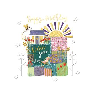 バースデイカード　ＩＪ０２２０　ブルーミング