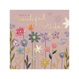 バースデイカード　ＩＩ１３９５　カメリア（草原）