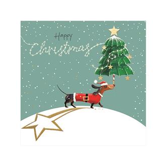 クリスマスカード　ＬＸＲＩＪＦ０１７　雪よ降れ！