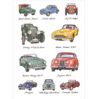 ブランクカード　２２８　車（英国名車）