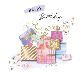 バースデイカード　ＳＳＥＲ００５　Ｓ＆Ｓ（贈物）