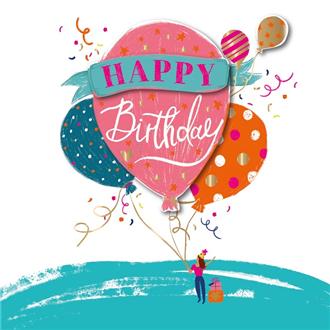 バースデイカード　ＪＹＥＲ０１２　ＴＹＰＥ（風船）