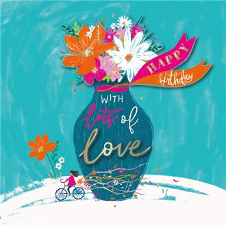 バースデイカード　ＪＹＥＲ０１３　ＴＹＰＥ（花瓶）