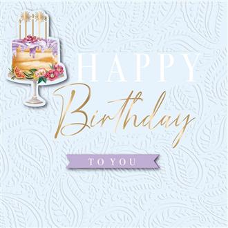 バースデイカード　ＥＶＥＲ００８　エヴァリー（ホールケーキ）