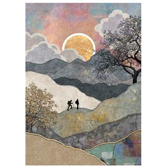 ブランクカード　Ｋ０２５　風景（登山）