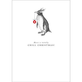 クリスマスカード　ＨＢＸ０５　ガヤガヤ（ペンギン）