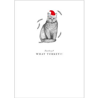 クリスマスカード　ＨＢＸ０８　ガヤガヤ（ネコ）
