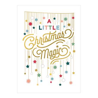クリスマスカード　ＣＧＸ０８　集合！（マジック）