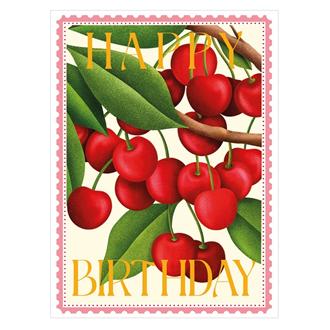 バースデイカード　ＣＢ２０Ａ　カラーバースト（チェリー）