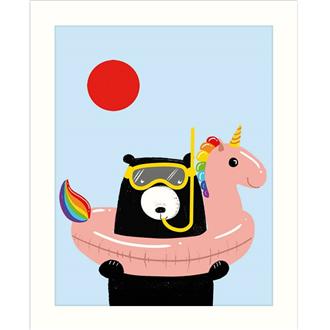 ブランクカード　ＢＥ４９Ａ　黒熊（シュノーケル）