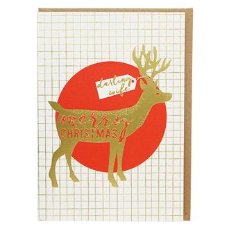 クリスマスカード　ＴＴ１６　トナカイ（最愛の妻へ）