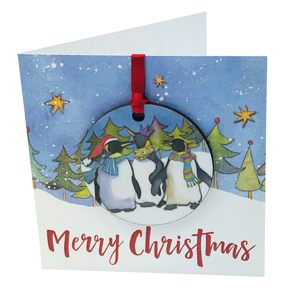 お手渡しサイズクリスマスカード ｍｂ０３ ペンギン 伊東屋オンラインストア