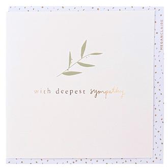 お悔やみカード　ＨＰ１５　草葉