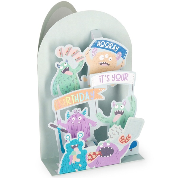 バースデイカード BGPU0011 PopUp（モンスター） | 伊東