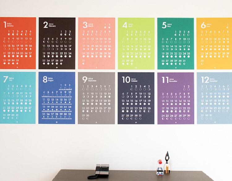 【新製品】ポスターのようにお部屋の壁を飾る、美しいカレンダー。