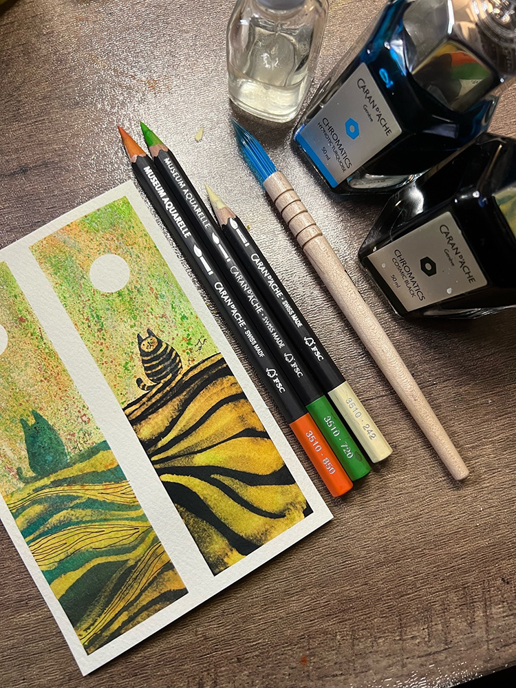 カランダッシュ銀座ブティック 2階 サトウヒロシ ワークショップ『水溶