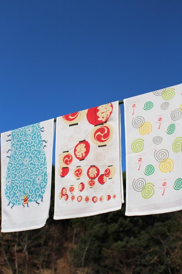 G.Itoya 2階 「うすい、かるい、ながい、三拍子揃ったタオルてぬぐい