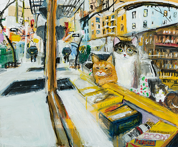 G.Itoya B1階 第25回 久下貴史個展 「あっちの猫、こっちの猫