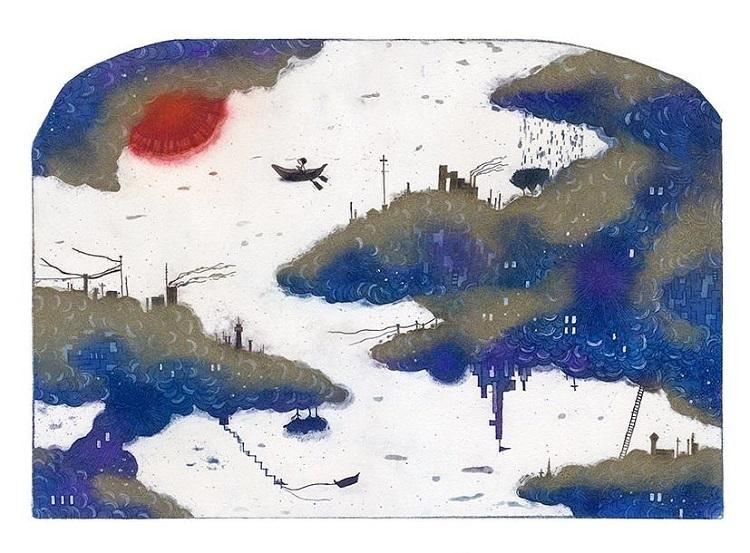 K.ItoyaB1 中井 絵津子 銅版画展「線は星につづく」 10月16日(金