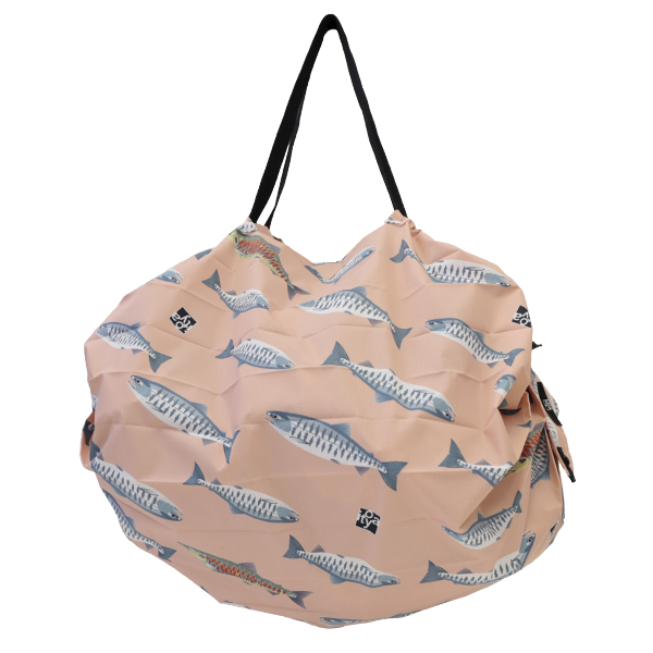 伊東屋オリジナル〈おいしい魚〉Shupatto コンパクトバッグ